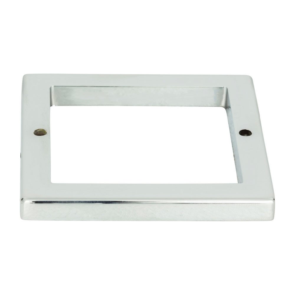 Atlas Homewares 2 1/2" Centers Square Base In Polished Chrome