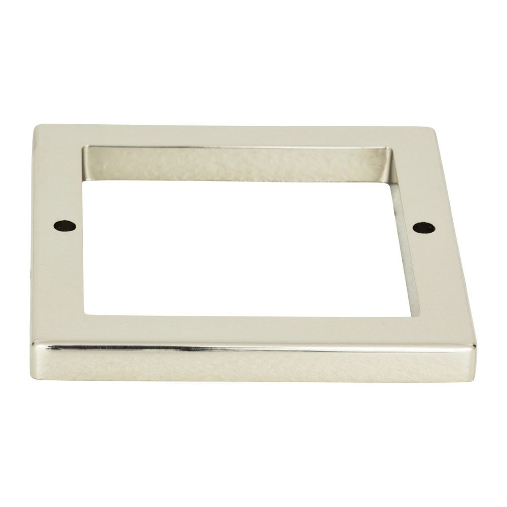 Atlas Homewares 2 1/2" Centers Square Base In Polished Nickel
