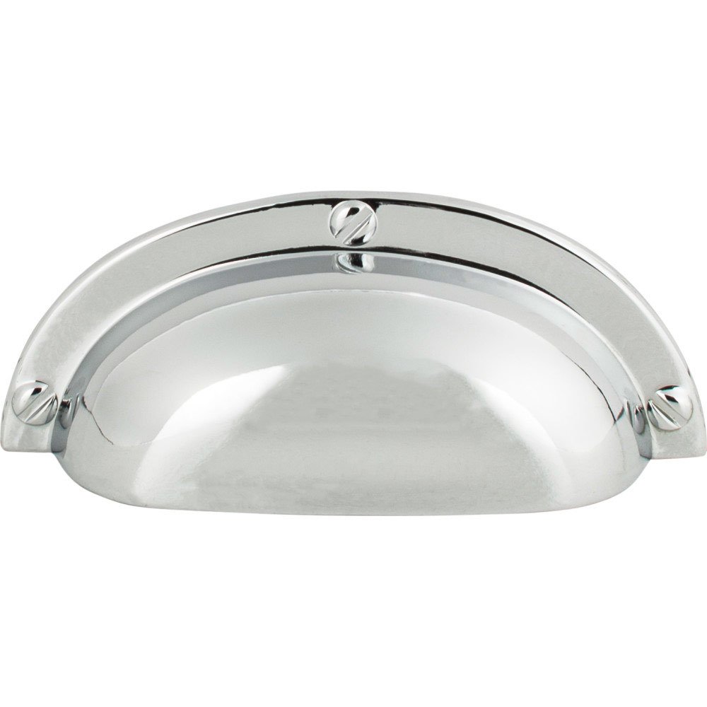 Atlas Homewares 2 1/2" Centers Euro-Tech Bin Cup Pull in Polished Chrome
