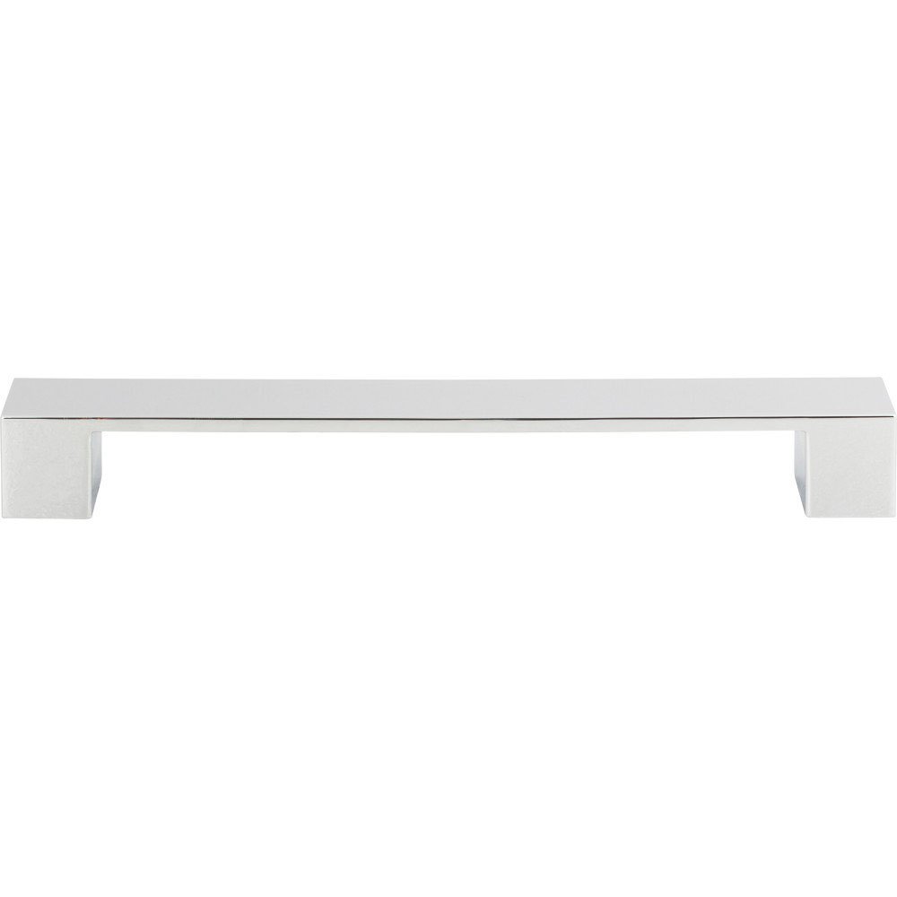 Atlas Homewares 7 1/2" Centers Euro-Tech Wide Square Pull in Polished Chrome