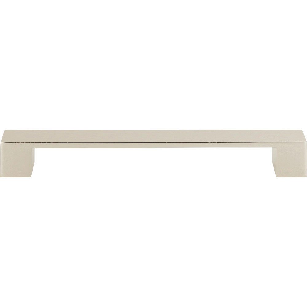 Atlas Homewares 7 1/2" Centers Euro-Tech Wide Square Pull in Polished Nickel