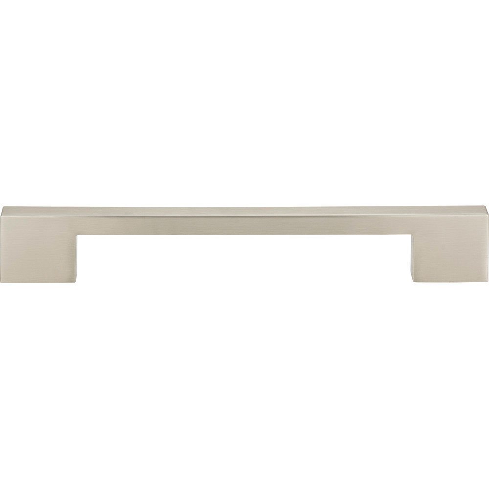 Atlas Homewares 7 1/2" Centers Euro-Tech Thin Square Pull in Brushed Nickel
