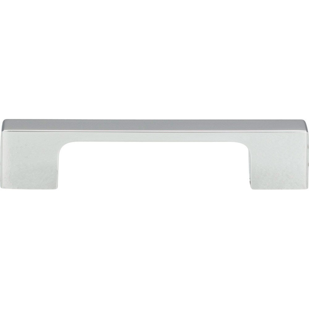 Atlas Homewares 3 3/4" Centers Euro-Tech Thin Square Pull in Polished Chrome