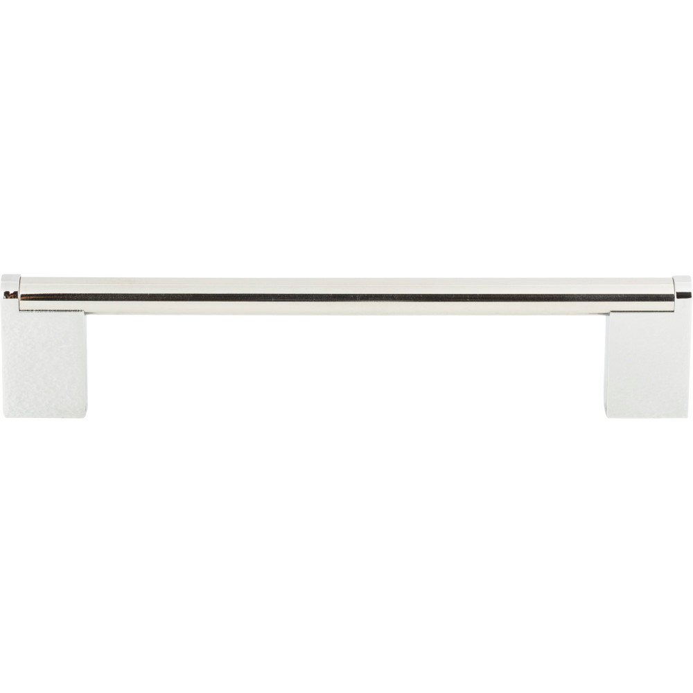 Atlas Homewares 6 1/4" Centers Round Rail Pull in Polished Stainless Steel
