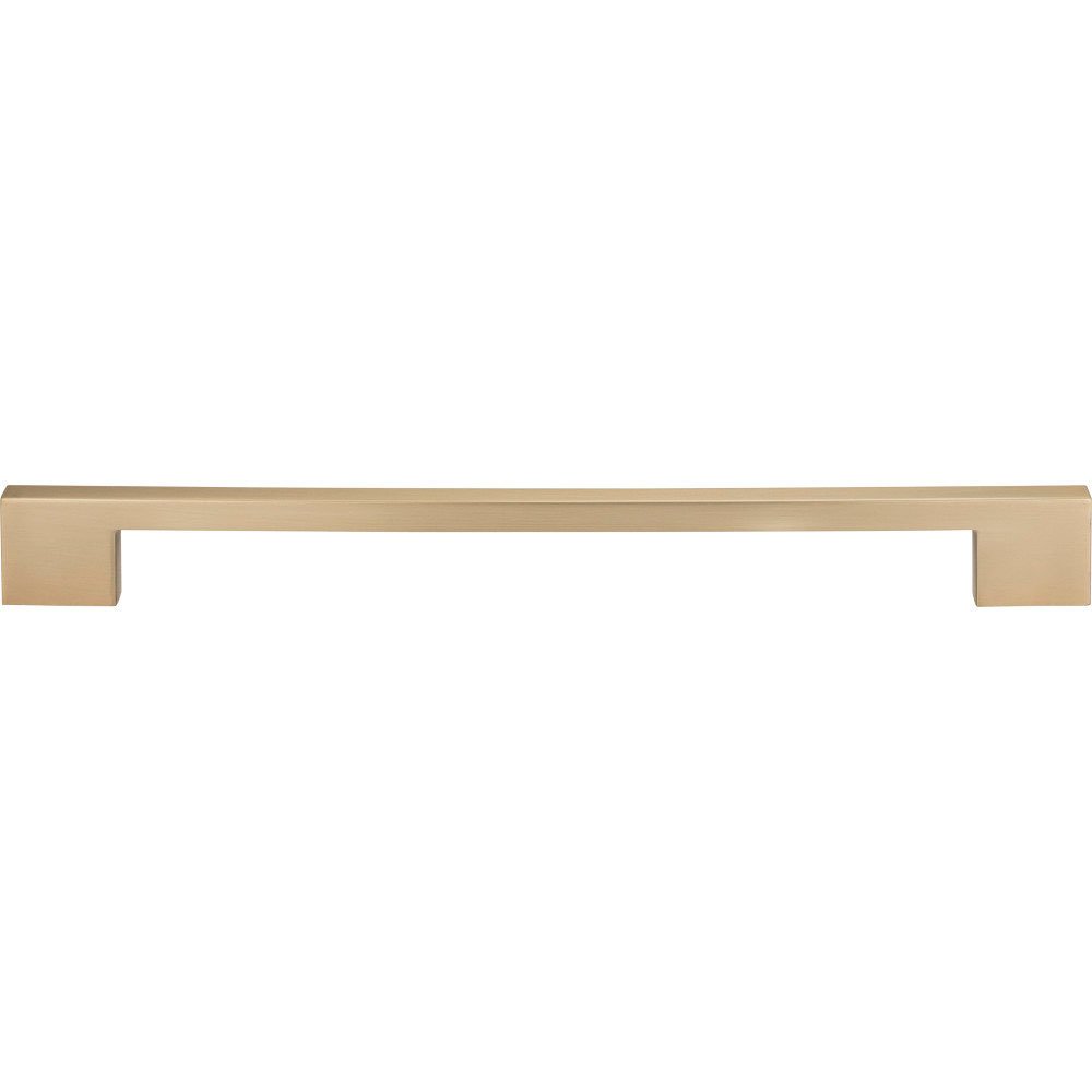 Atlas Homewares 11 3/8" Centers Thin Square Long Rail Pull in Champagne