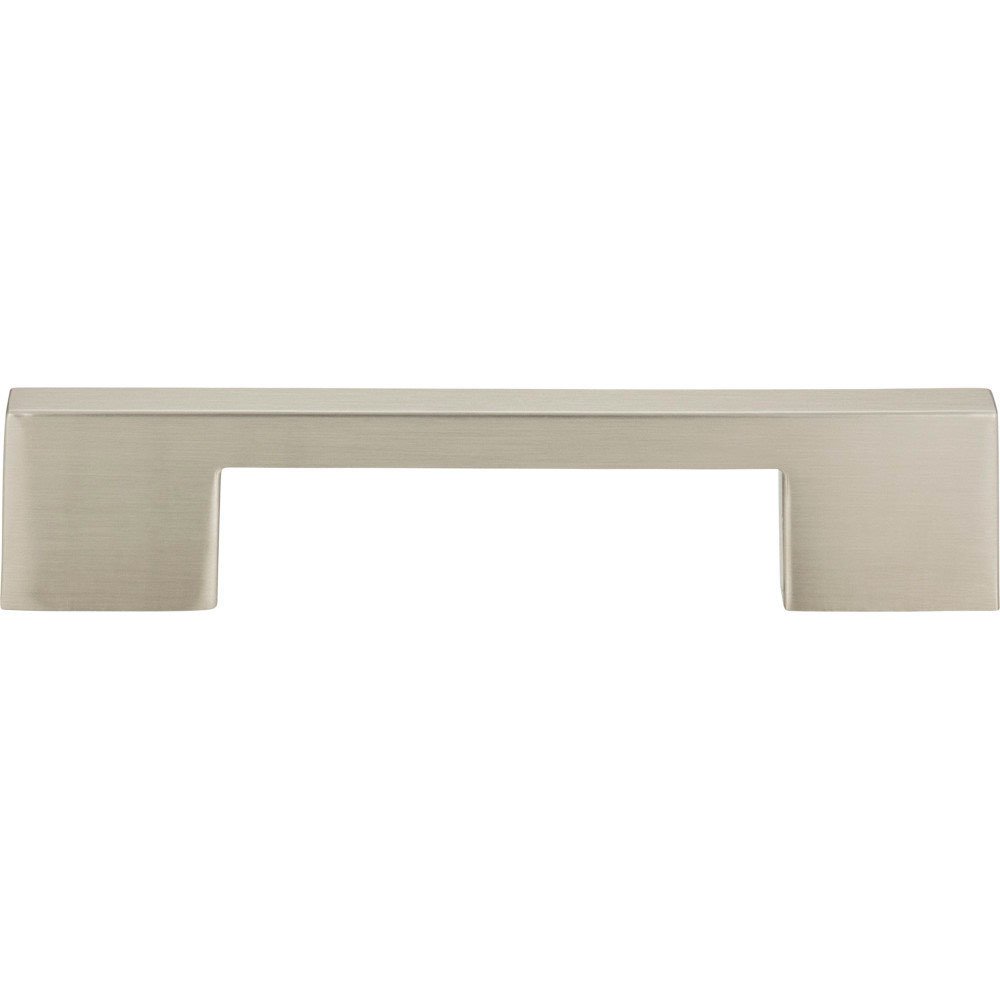 Atlas Homewares 5" Centers Thin Square Handle in Brushed Nickel