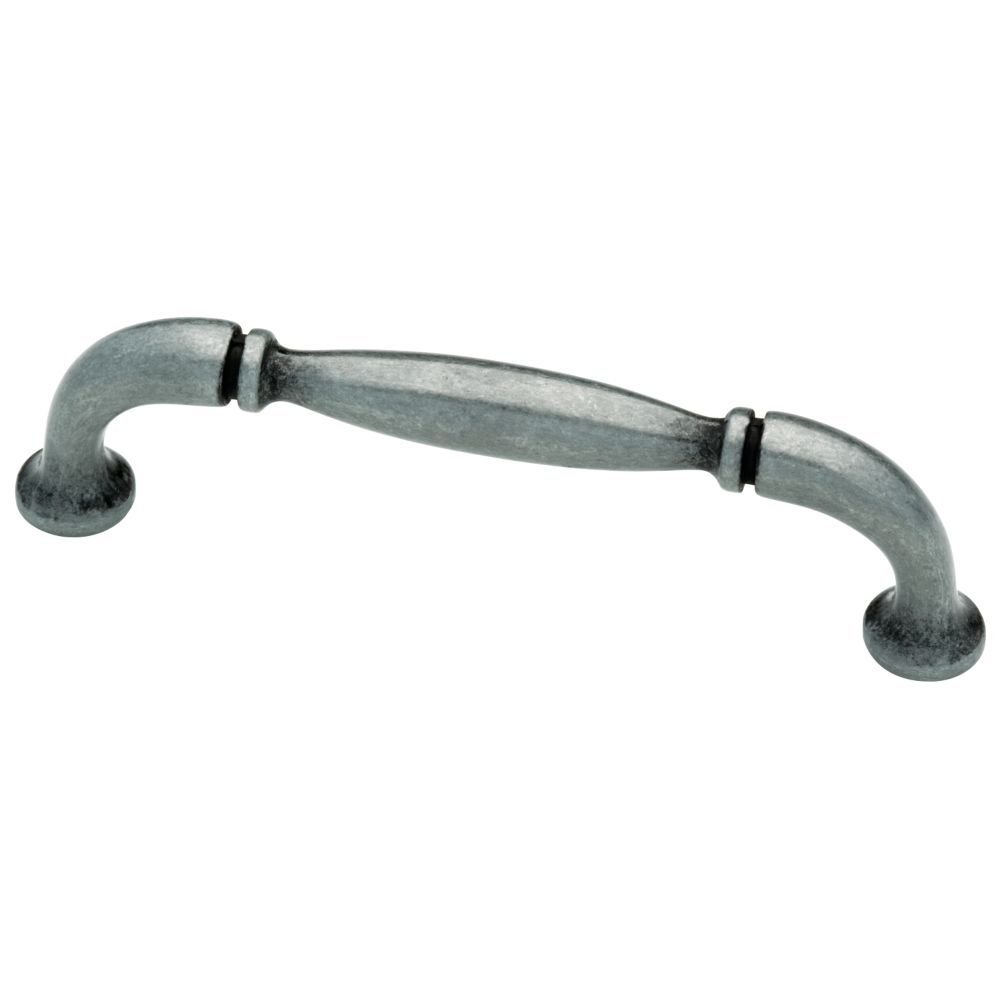 Liberty Hardware Pull 3 3/4" (96mm) Centers Zinc Pewter Antique