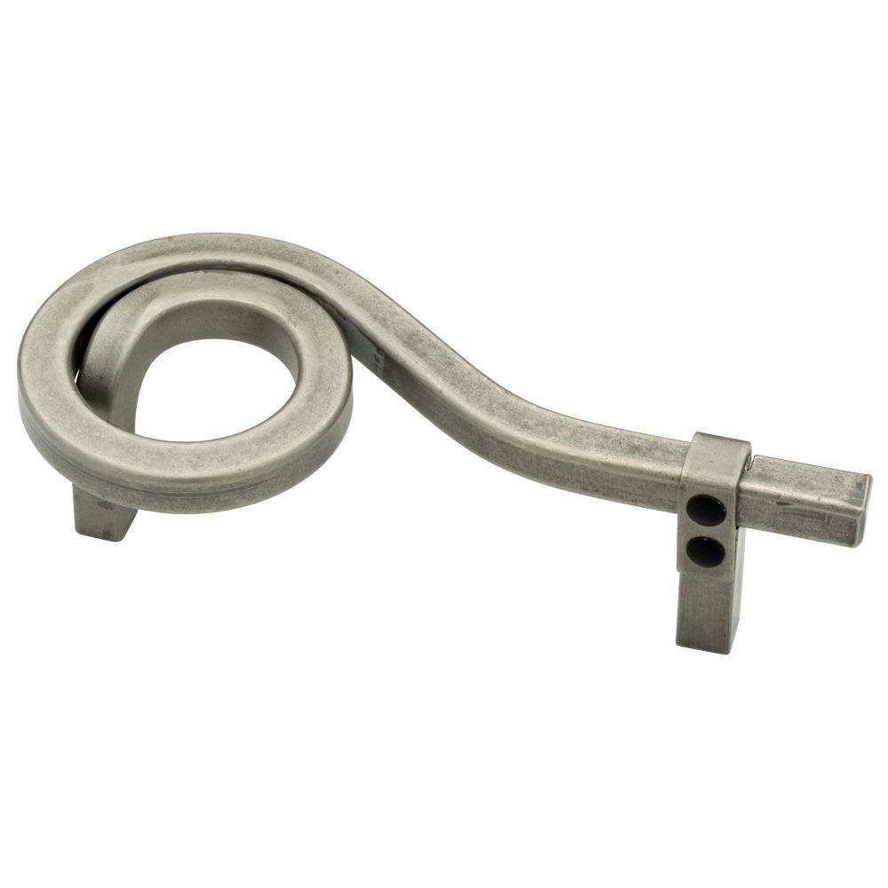 Liberty Hardware Pull Swirl 3 1/2" (89mm) Centers Steel Pewter