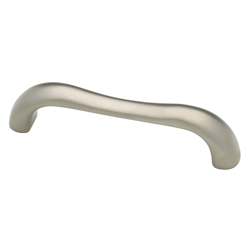 Liberty Hardware Contemporary Pull Continental 3 3/4" (96mm) Centers Solid Brass Matte Nickel