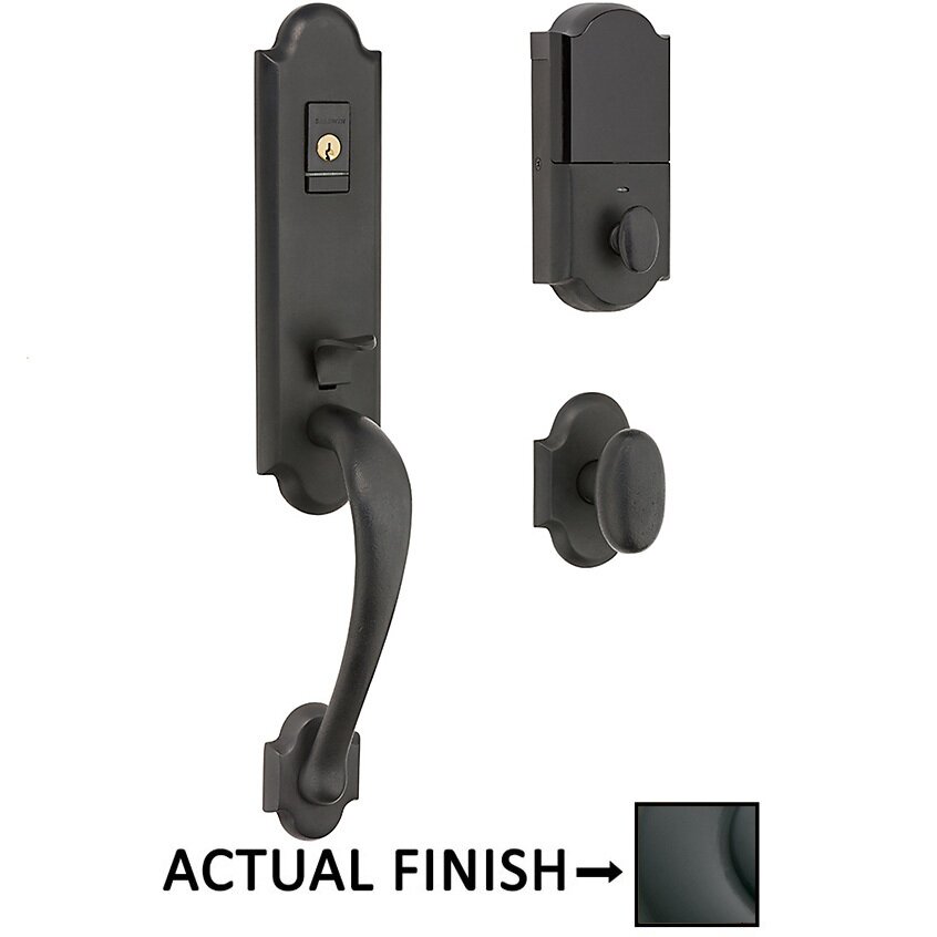 Baldwin Evolved Single Cylinder Bluetooth Handleset in Oil Rubbed Bronze