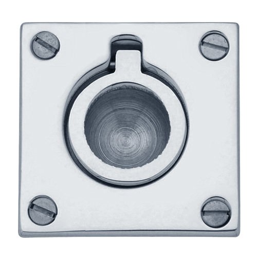 Baldwin 1 5/8" Recessed Ring Pull in Polished Chrome