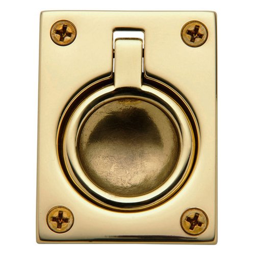 Baldwin 2 1/2" Recessed Ring Pull in Polished Brass