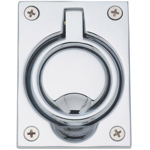 Baldwin 3 5/16" Recessed Ring Pull in Polished Chrome