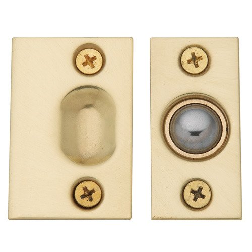 Baldwin Adjustable Ball Catch (Fitted in Door) in Polished Brass