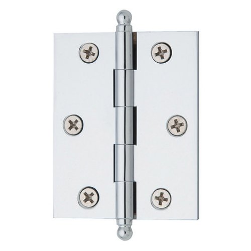 Baldwin 2 1/2" Cabinet Hinge with Ball Tip in Polished Chrome