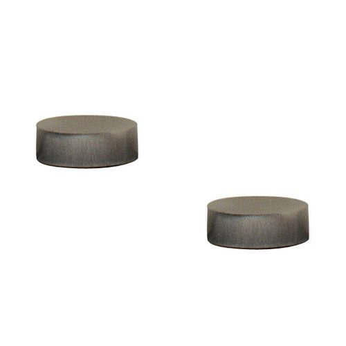 Baldwin Button Tip Door Hinge Finial For Square Hinges (Sold as a Pair) in PVD Graphite Nickel