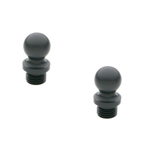 Baldwin Ball Tip Door Hinge Finial For Square Hinges (Sold as a Pair) in Oil Rubbed Bronze
