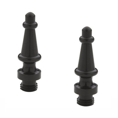 Baldwin Steeple Tip Door Hinge Finial for Square Hinges (Sold as a Pair) in Oil Rubbed Bronze