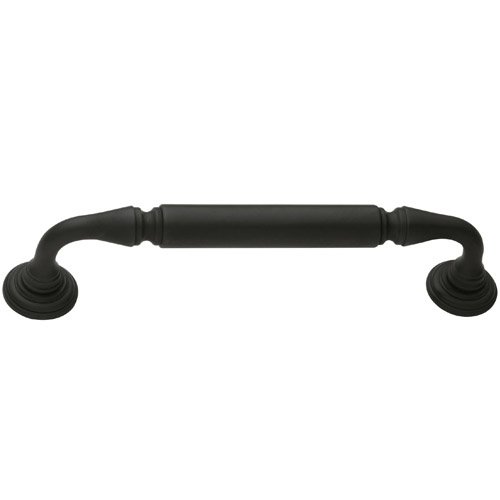 Baldwin 10" Centers Richmond Surface Mounted Door Pull with Rosettes in Oil Rubbed Bronze