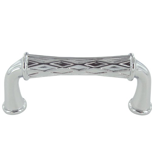 Baldwin 3" Centers Couture A Handle in Polished Chrome