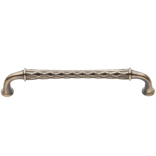 Baldwin 8" Centers Couture A Appliance Pull in Satin Brass & Black