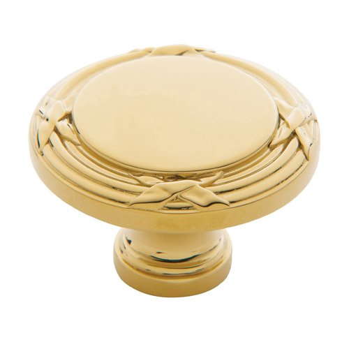 Baldwin 1 1/2" Diameter Round Edinburgh Knob in Polished Brass