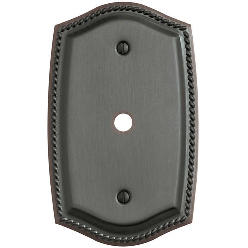 Baldwin Single Cable Cover Rope Switchplate in Venetian Bronze