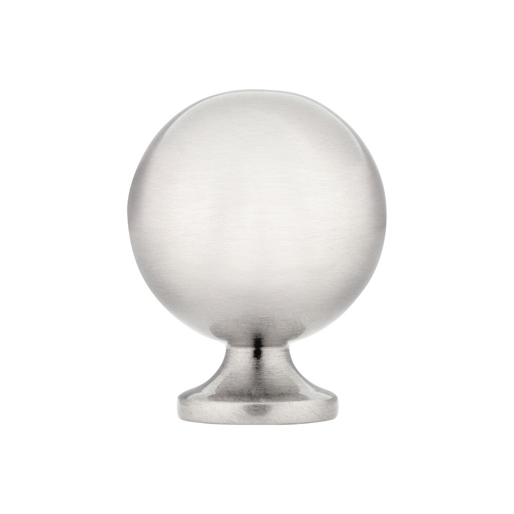 Baldwin 1" Diameter Spherical Knob in Satin Nickel