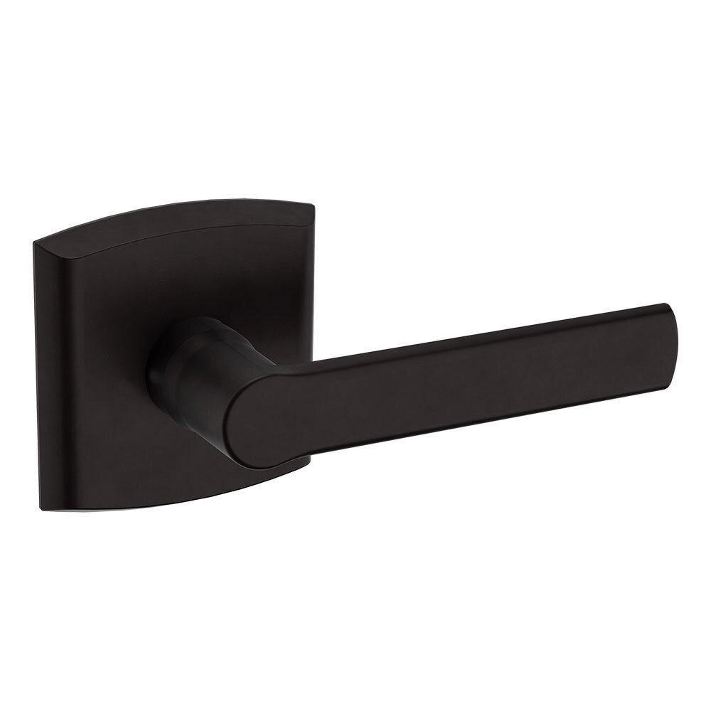 Baldwin Right Handed Single Dummy Door Lever with Rose in Oil Rubbed Bronze