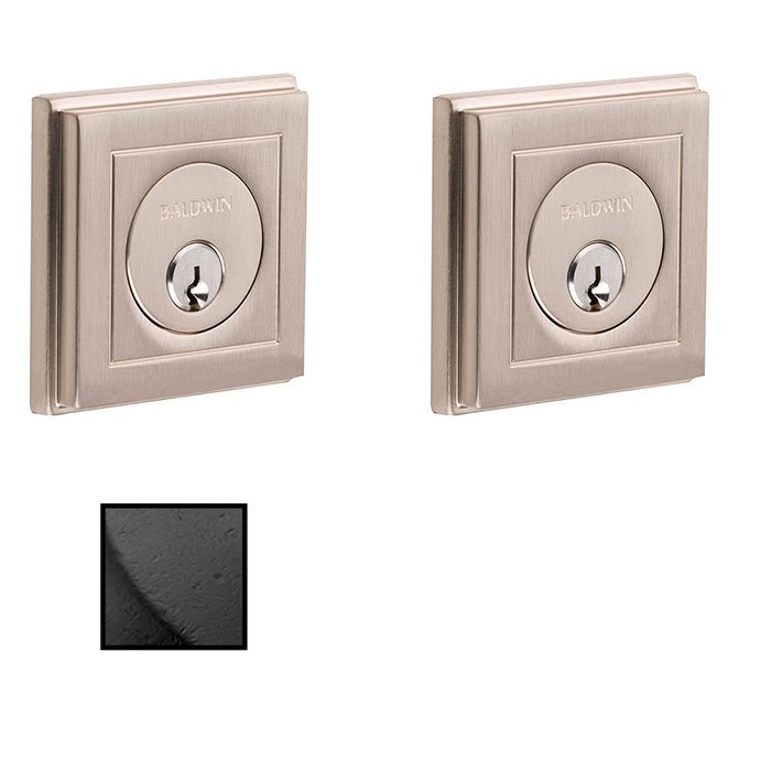 Baldwin Double Cylinder Deadbolt in Distressed Oil Rubbed Bronze