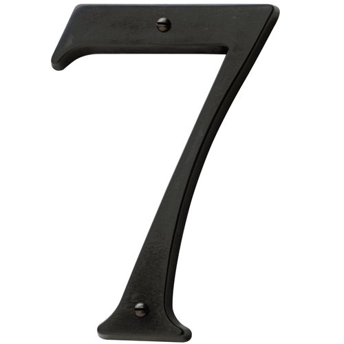 Baldwin #7 House Number in Oil Rubbed Bronze