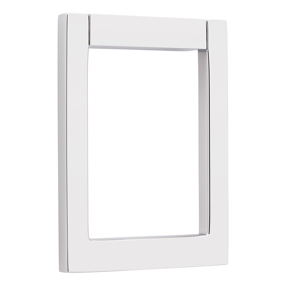 Baldwin Contemporary Square Loop Door Knocker in Polished Chrome