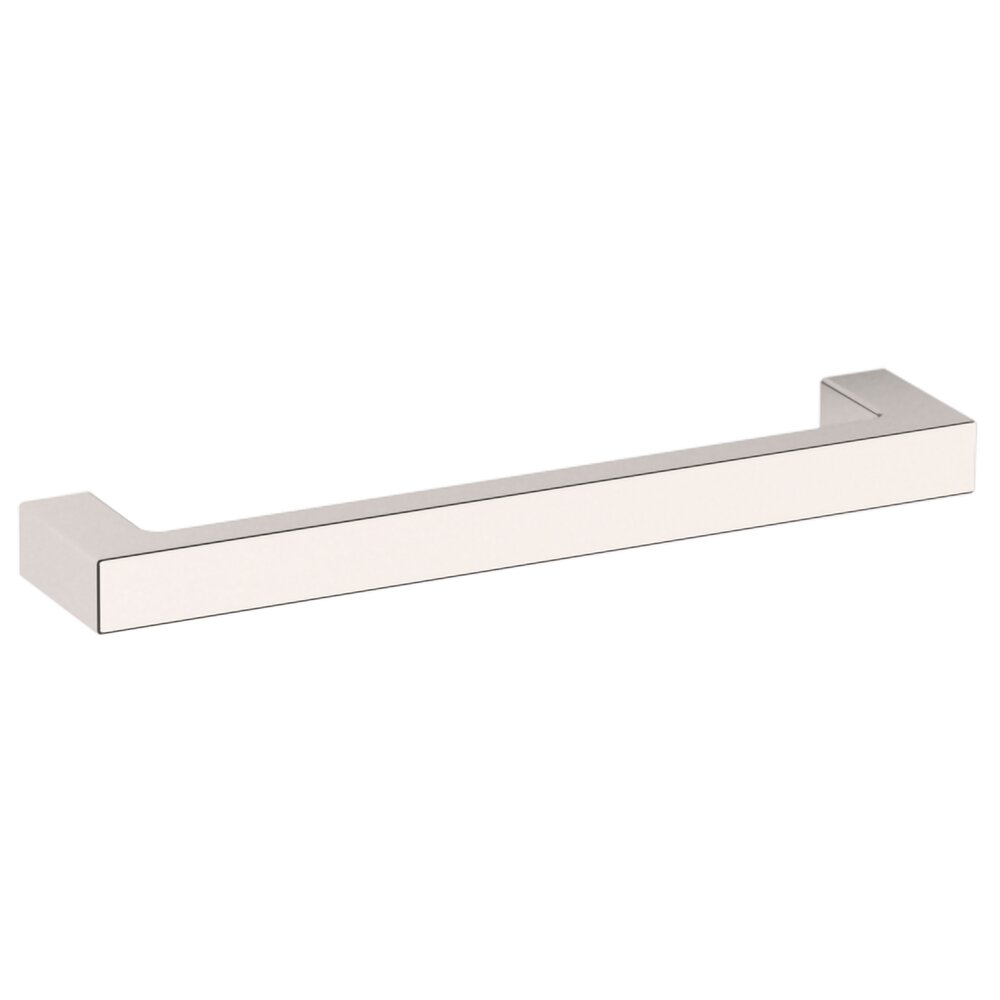 Baldwin 6" Centers Contemporary Pull in Lifetime Pvd Polished Nickel