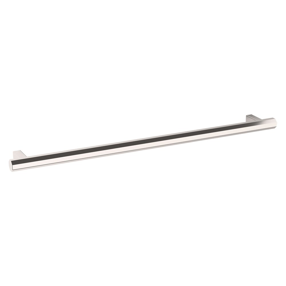 Baldwin 18" Centers Octagonal Appliance Pull in Lifetime Pvd Polished Nickel