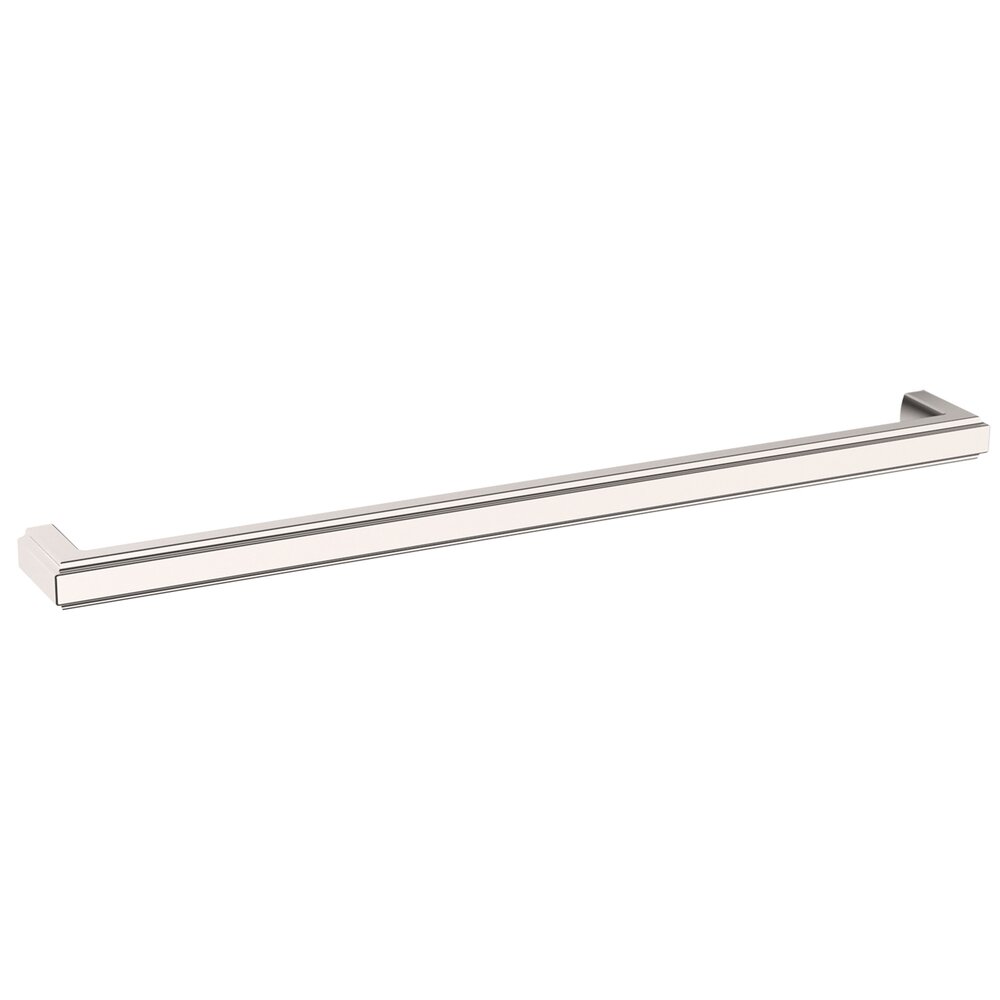 Baldwin 18" Centers Raised Appliance Pull in Lifetime Pvd Polished Nickel