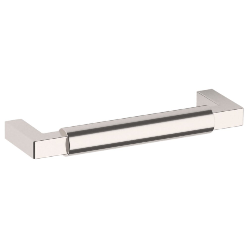 Baldwin 4" Centers Gramercy Pull in Lifetime Pvd Polished Nickel