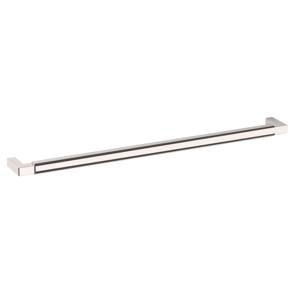 Baldwin 12" Centers Gramercy Pull in Lifetime Pvd Polished Nickel