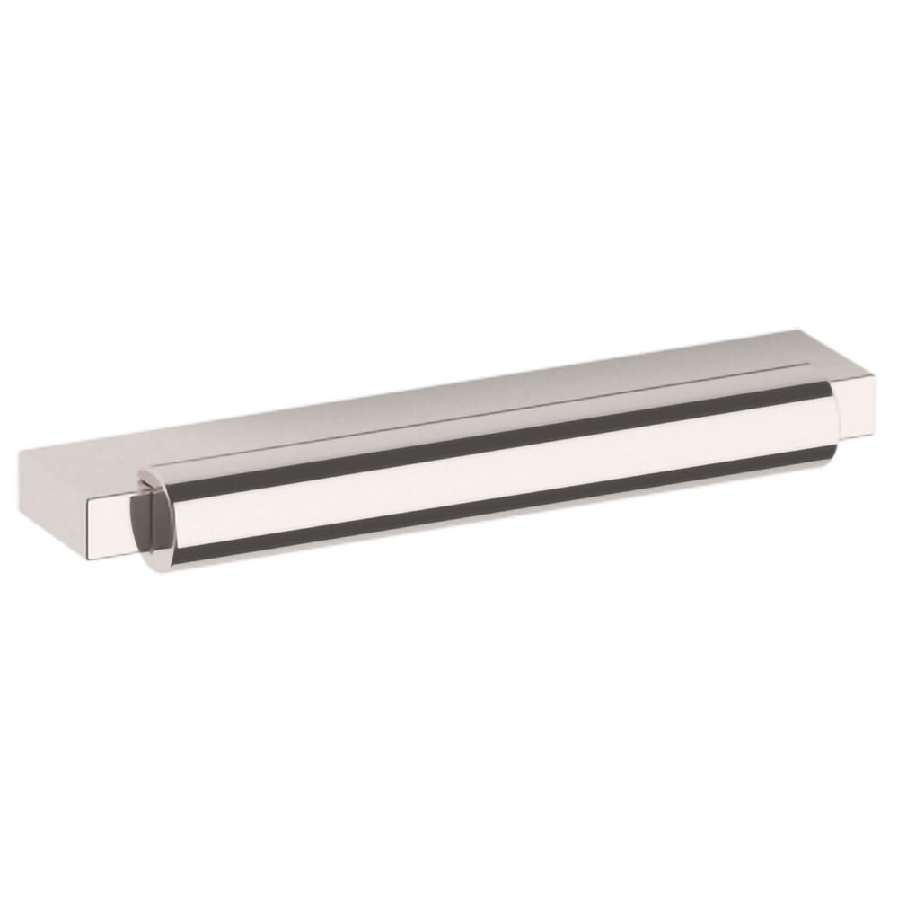 Baldwin 4" Centers Modern Pull in Lifetime Pvd Polished Nickel