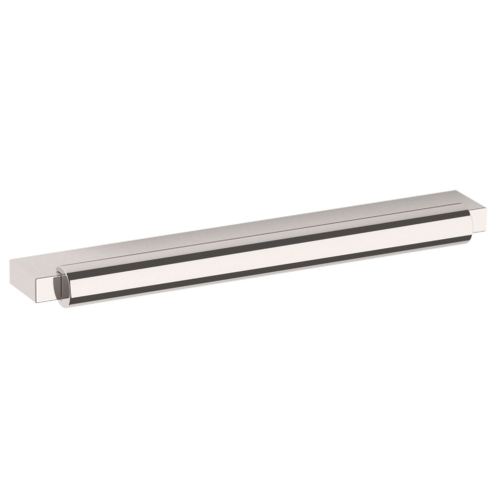 Baldwin 6" Centers Modern Pull in Lifetime Pvd Polished Nickel