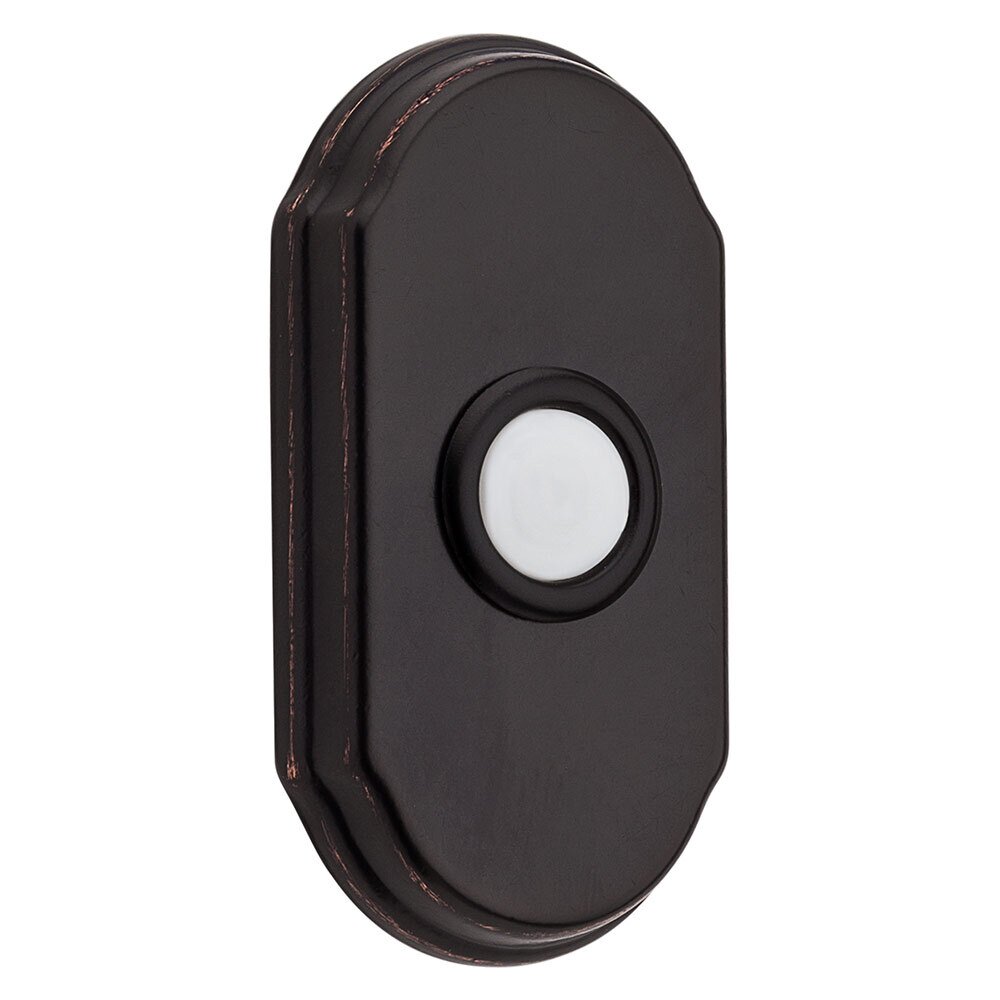 Baldwin Arch Door Bell Button in Dark Bronze