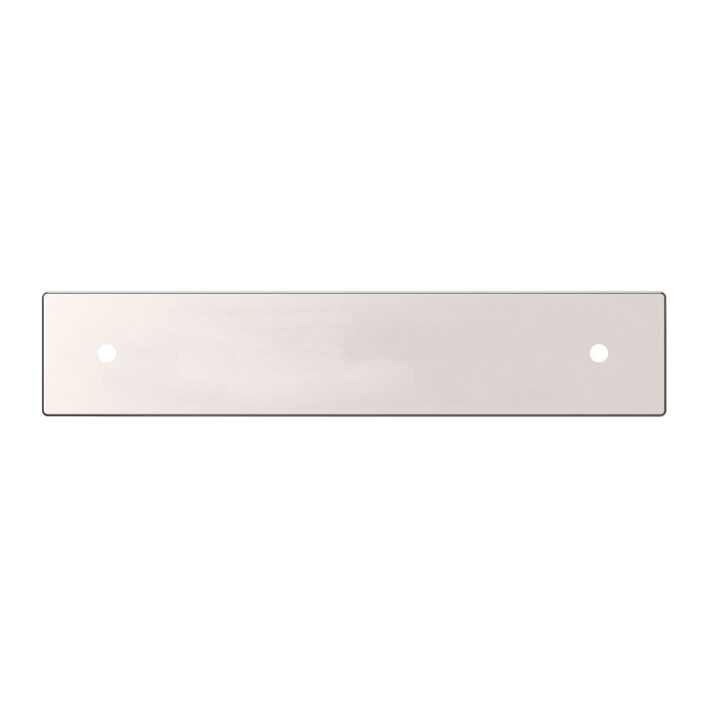 Baldwin 4" Centers Contemporary Back Plate in Lifetime Pvd Polished Nickel