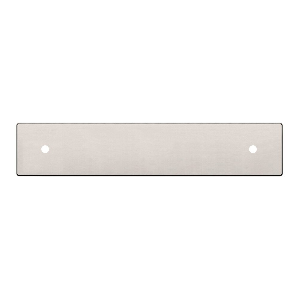 Baldwin 4" Centers Contemporary Back Plate in Satin Nickel