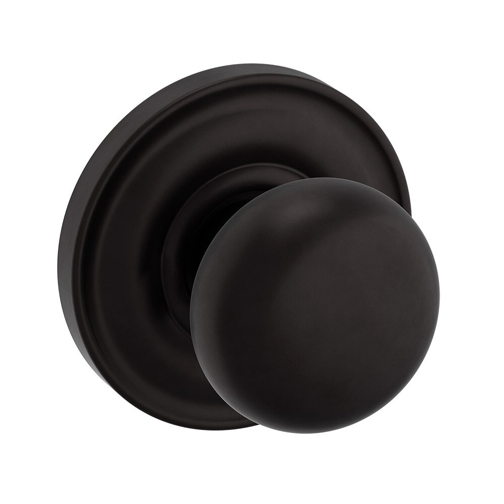 Baldwin Dummy Set 5030 Estate Knob with 5048 Rose in Oil Rubbed Bronze