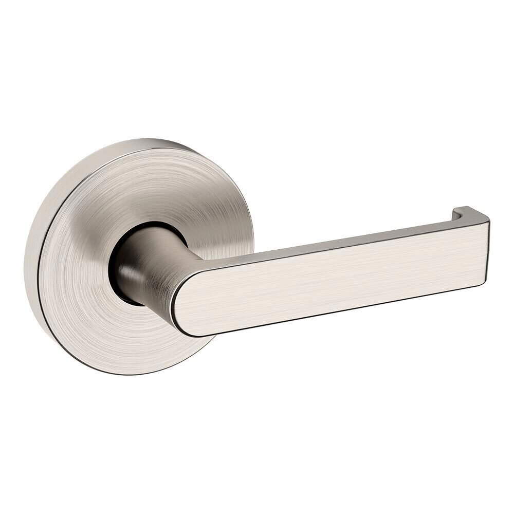 Baldwin Passage 5105 Estate Lever with 5046 Rose in Lifetime Pvd Satin Nickel
