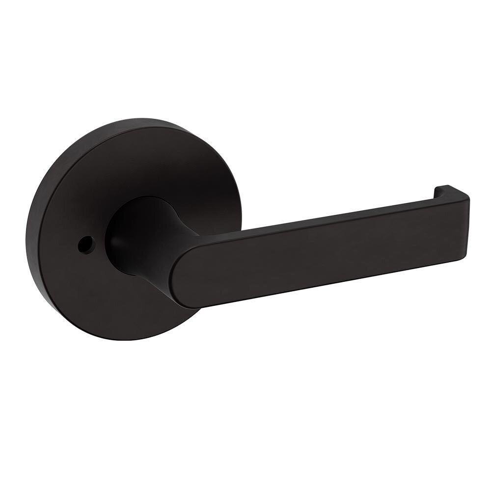 Baldwin Privacy 5105 Estate Lever with 5046 Rose in Oil Rubbed Bronze