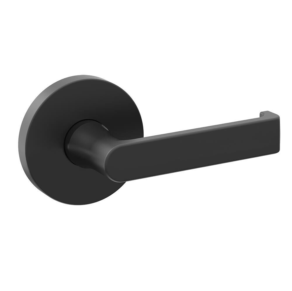 Baldwin Passage 5105 Estate Lever with 5046 Rose in Satin Black