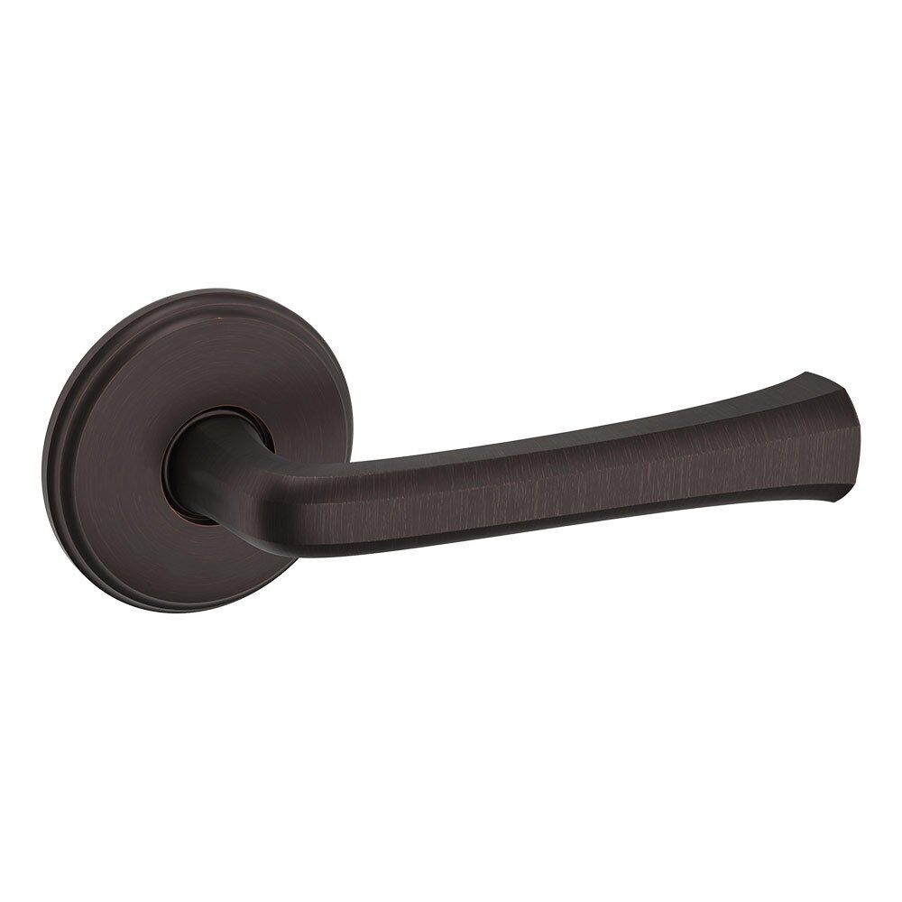 Baldwin Single Dummy Right Handed 5112 Estate Lever with 5075 Rose in Venetian Bronze