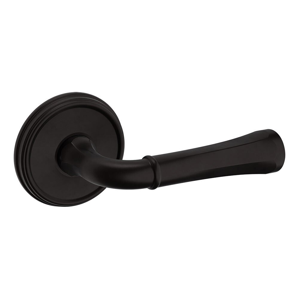Baldwin Single Dummy Right Handed 5113 Estate Lever with 5078 Rose in Oil Rubbed Bronze