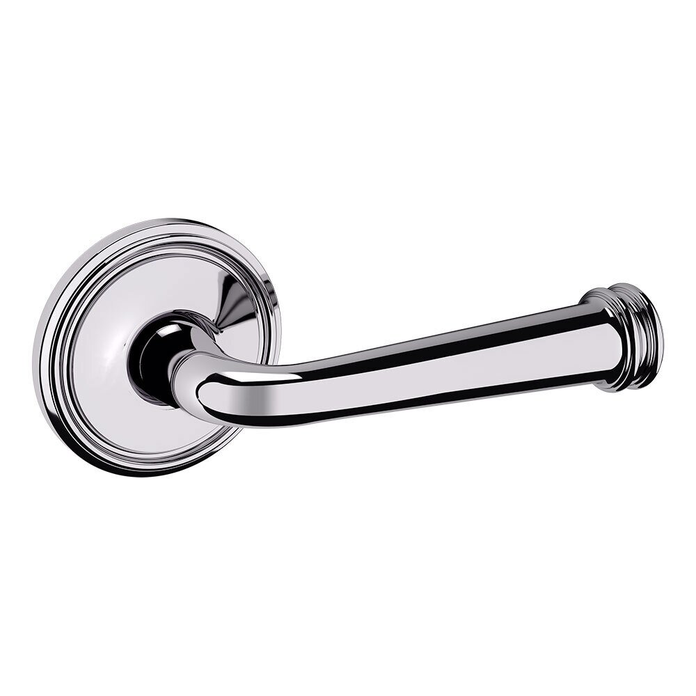 Baldwin Passage 5116 Estate Lever with 5070 Rose in Polished Chrome