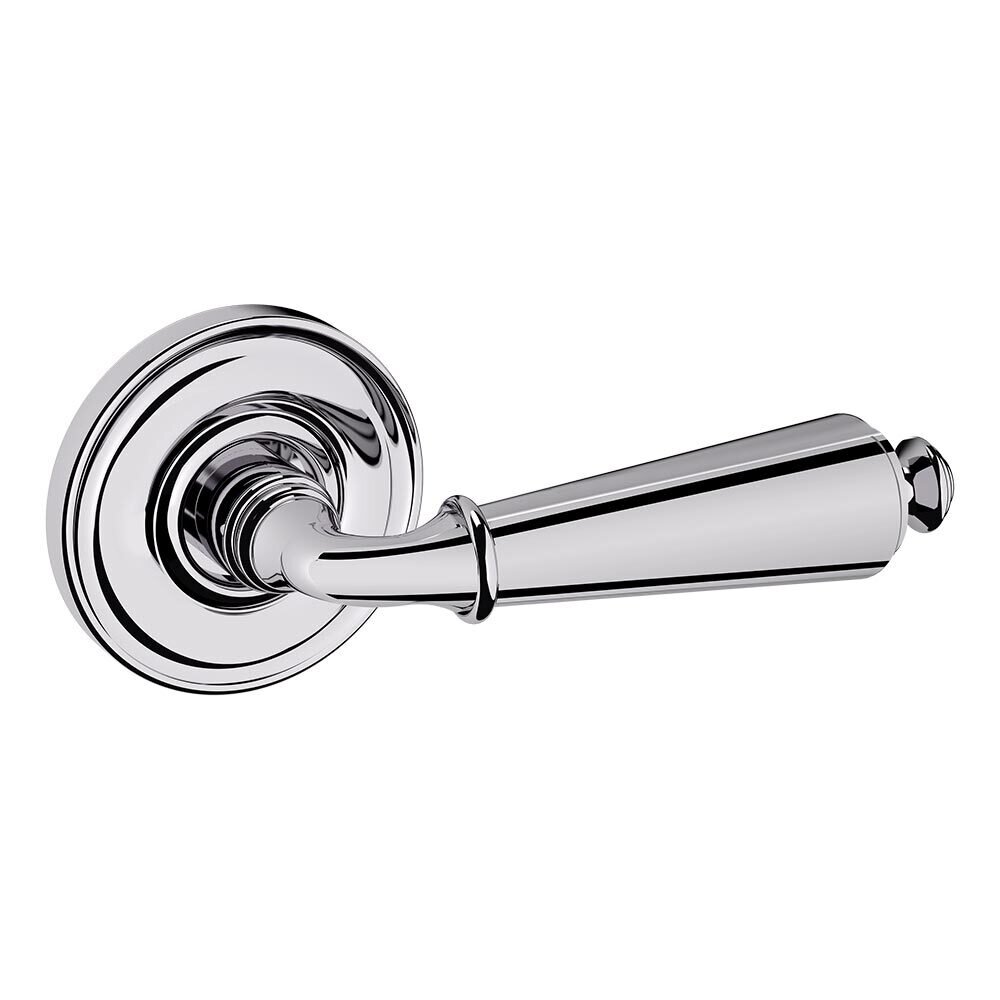 Baldwin Dummy Set 5125 Estate Lever with 5048 Rose in Polished Chrome